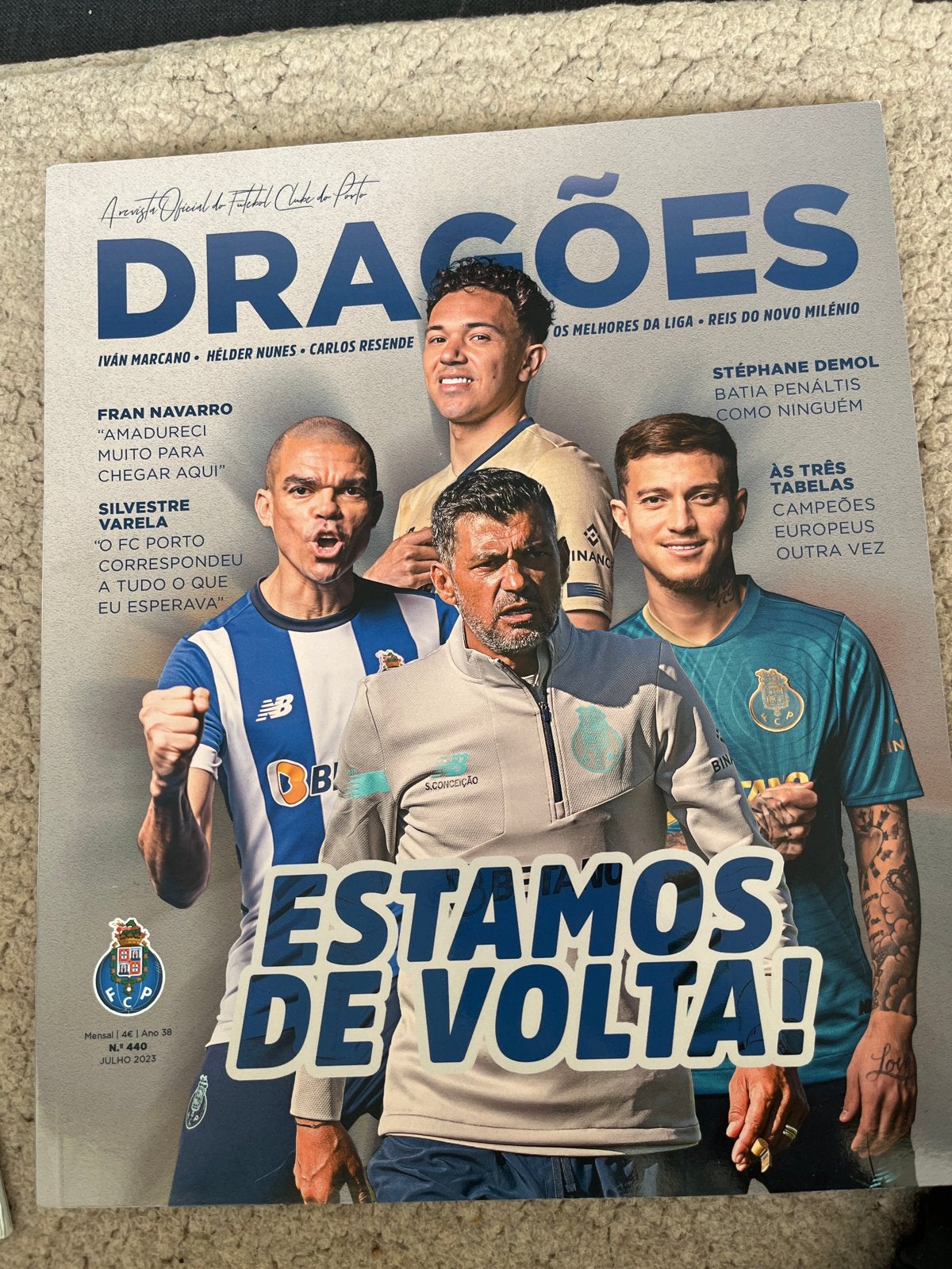 DRAGÕES Magazine - FC Porto - Juli 2023, Ophalen of Verzenden, Zo goed als nieuw, Sport en Vrije tijd