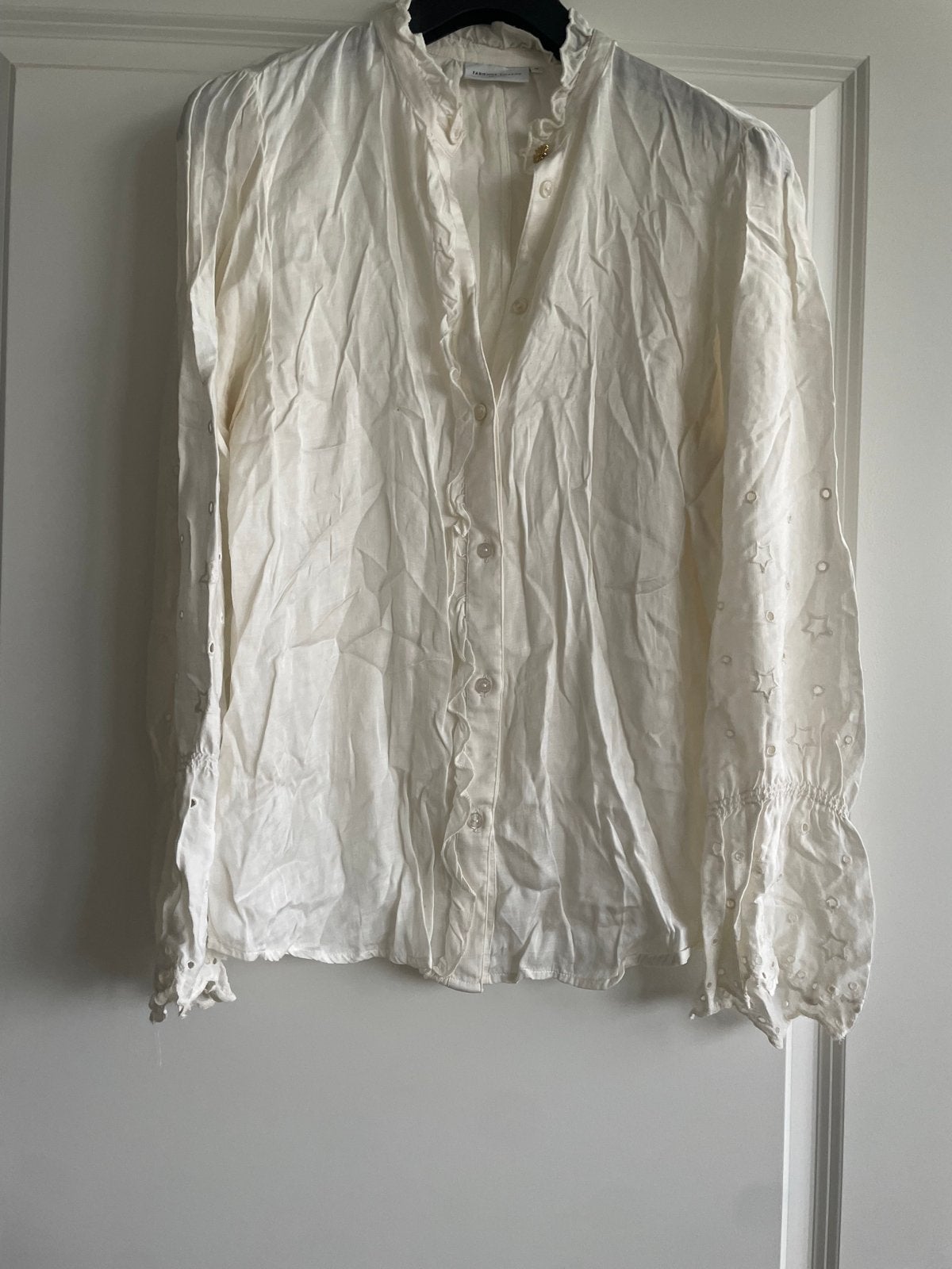 Fabienne Chapot - Clara Blouse - Witte Viscose Blouse Maat M, Verzenden, Zo goed als nieuw, Maat 38/40 (M), Wit