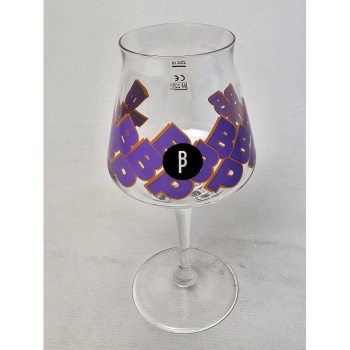# Brussel beerproject glas rose bbp, Ophalen of Verzenden, Gebruikt, Bierglas