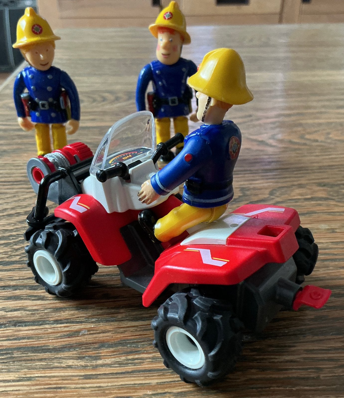 Playmobile Brandweerman Sam met Brandweerwagen setprijs, Ophalen of Verzenden, Zo goed als nieuw