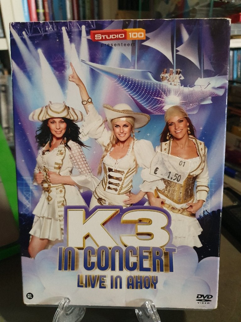K3 in concert live in Ahoy DVD, Alle leeftijden, Ophalen, Zo goed als nieuw