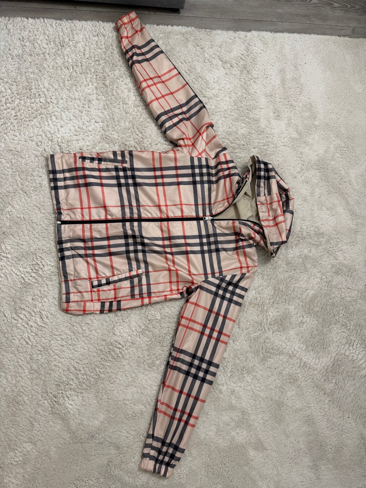 Burberry dubbelzijdige zomerjas, Verzenden, Zo goed als nieuw, Maat 36 (S), Beige