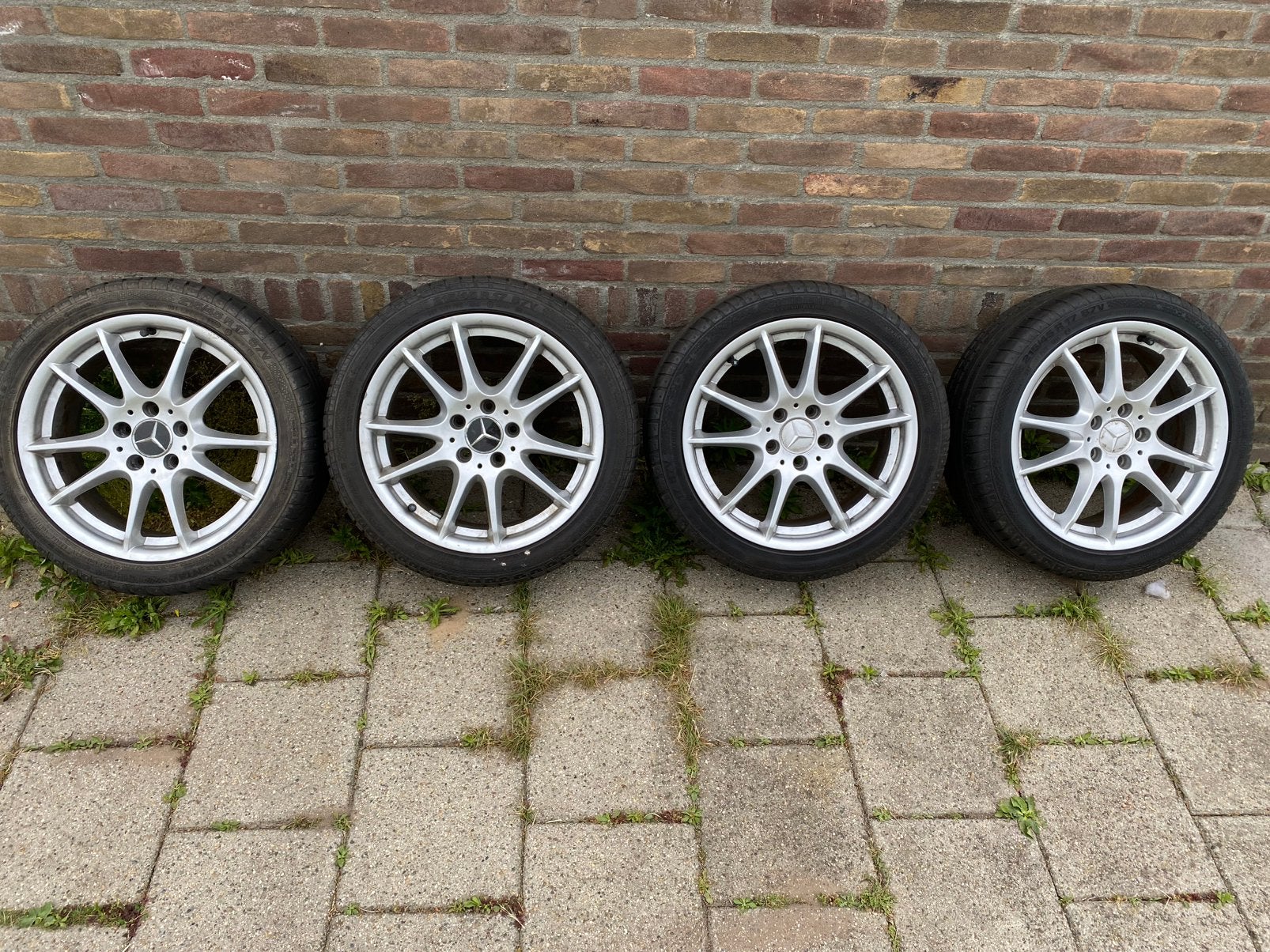 Mercedes velgen 17 inch 5x112, Auto-onderdelen, Velg(en), 17 inch, Ophalen of Verzenden, Zomerbanden