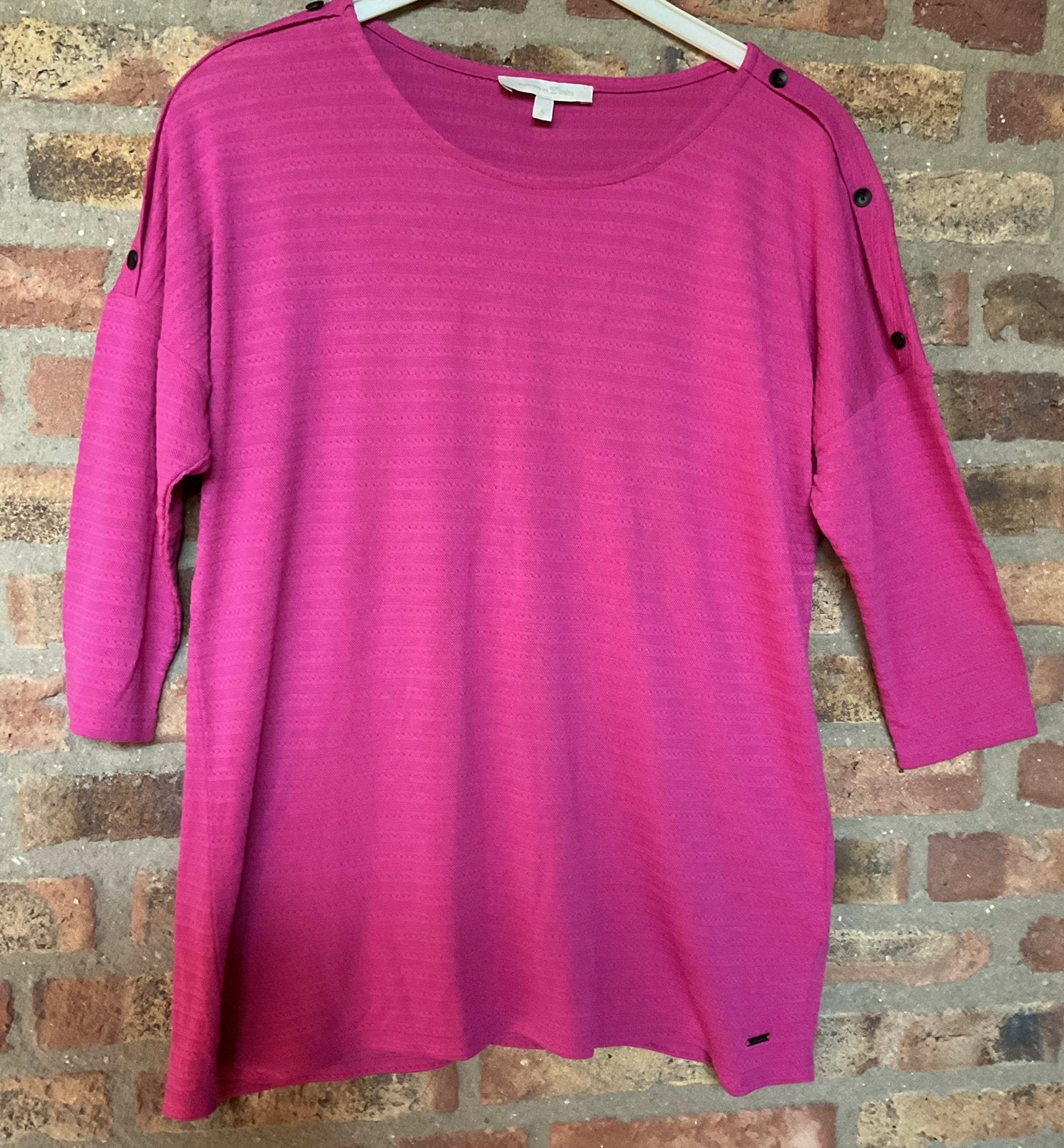 Nieuw! Tom Tailor super  mooie  zomer trui fuchsia roze 44, Ophalen of Verzenden, Nieuw, Maat 42/44 (L), Roze
