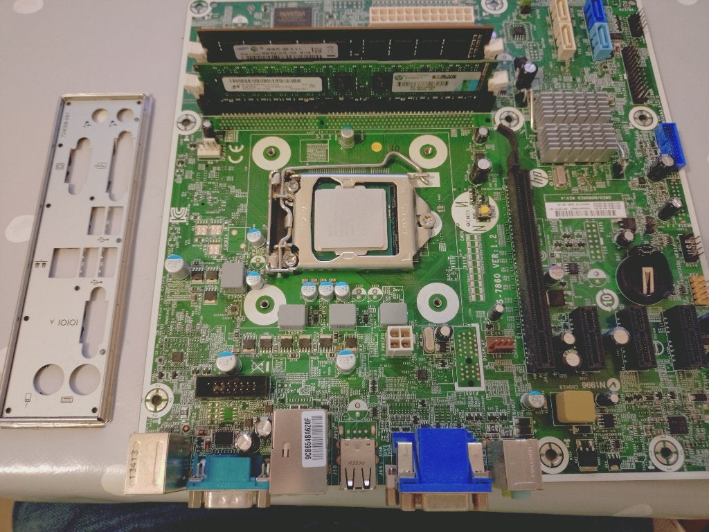 Moederbord MS-7860 socket 1150 (voor HP ProDesk 400 G1/G2), Gebruikt, DDR3, Ophalen of Verzenden, LGA 1150
