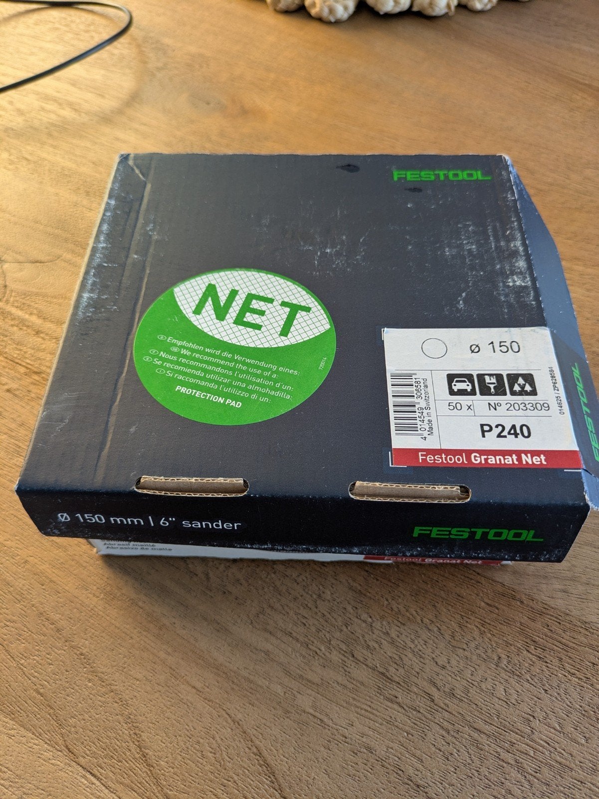 Festool Granat Net P240 schuurpapier 25 vellen, Ophalen of Verzenden, Nieuw