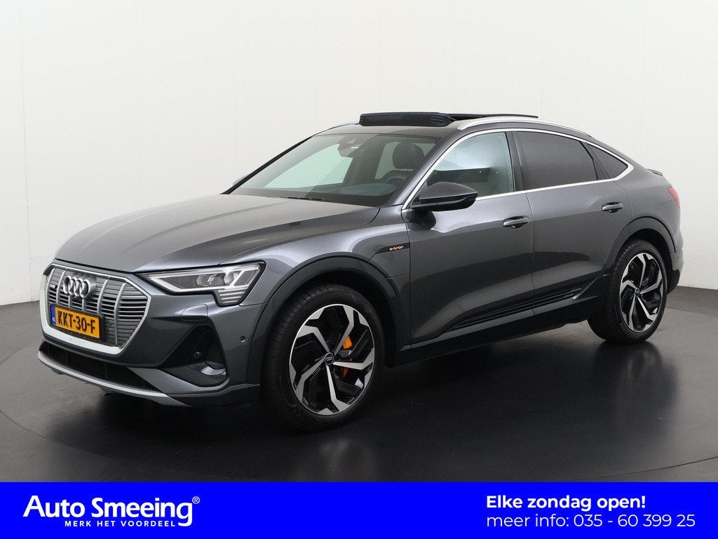 Audi e-tron Sportback 55 quattro S edition 95 kWh | SOH 95%, Auto's, Audi, Automaat, 12 maanden, 95 kWh, Leder en Stof