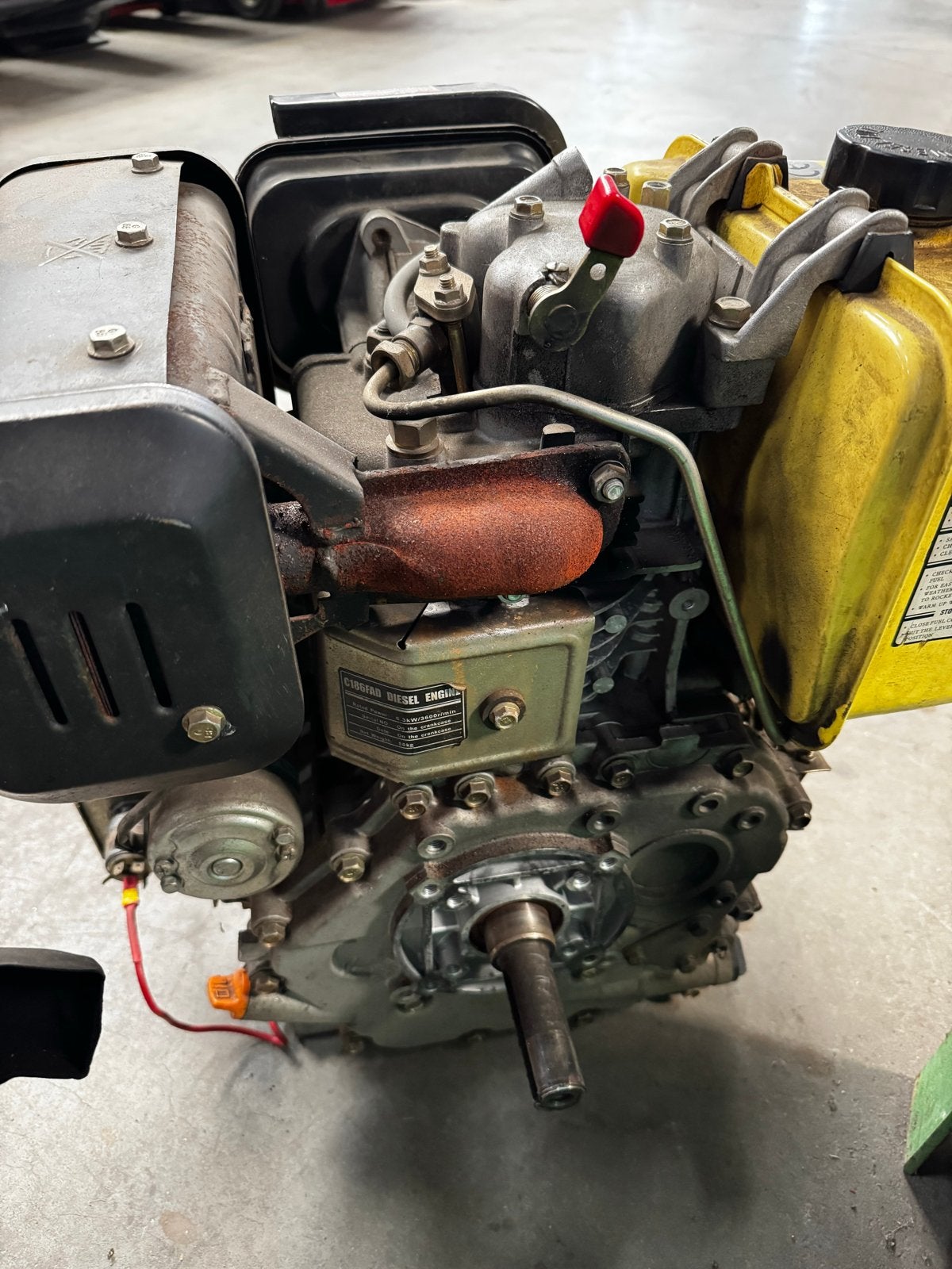 Dieselmotor 11.0 PK - Luchtgekoeld, Ophalen, Gebruikt, Dieselmotor, 1800 rpm of meer
