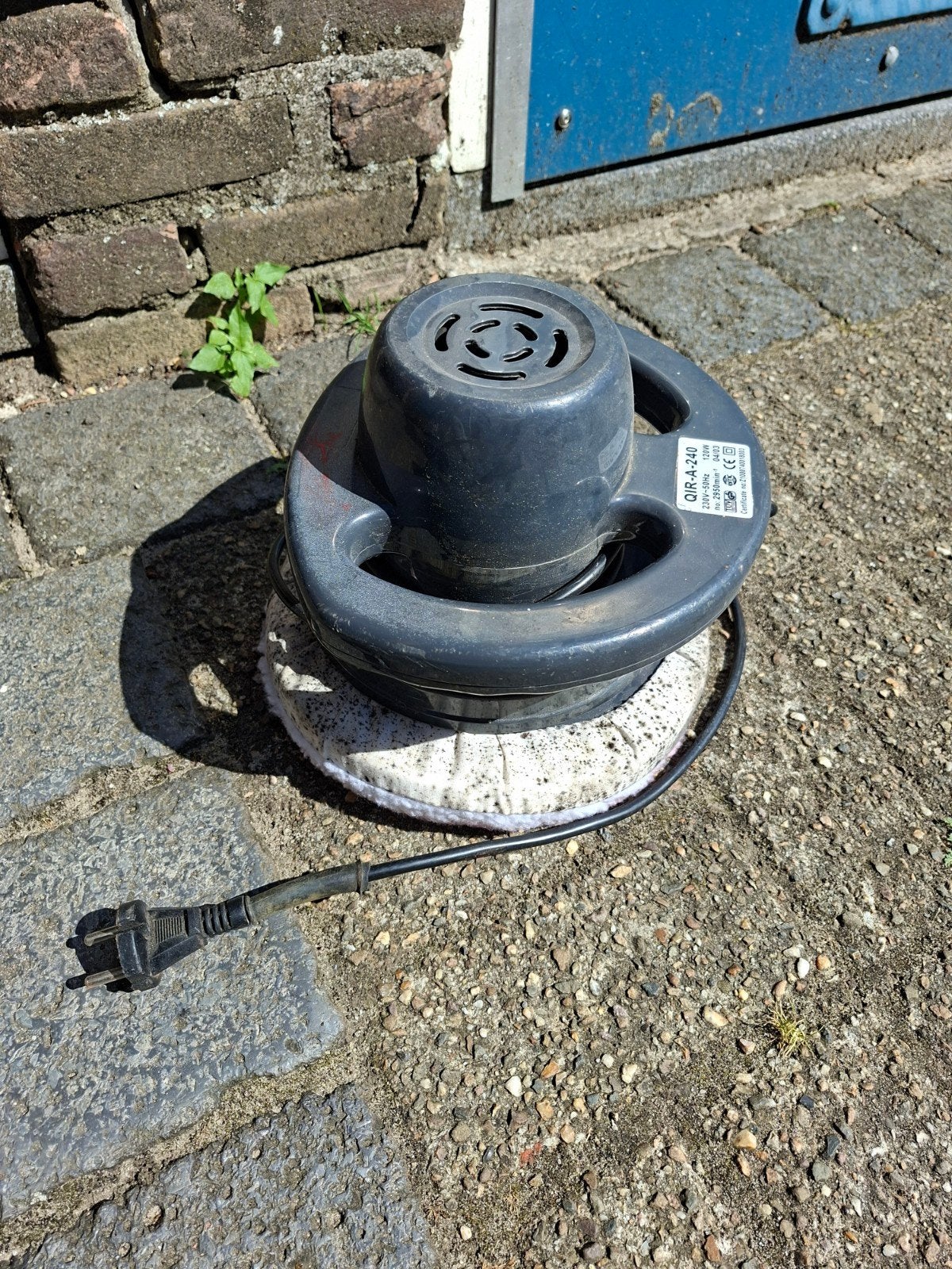 Polijstmachine, Ophalen