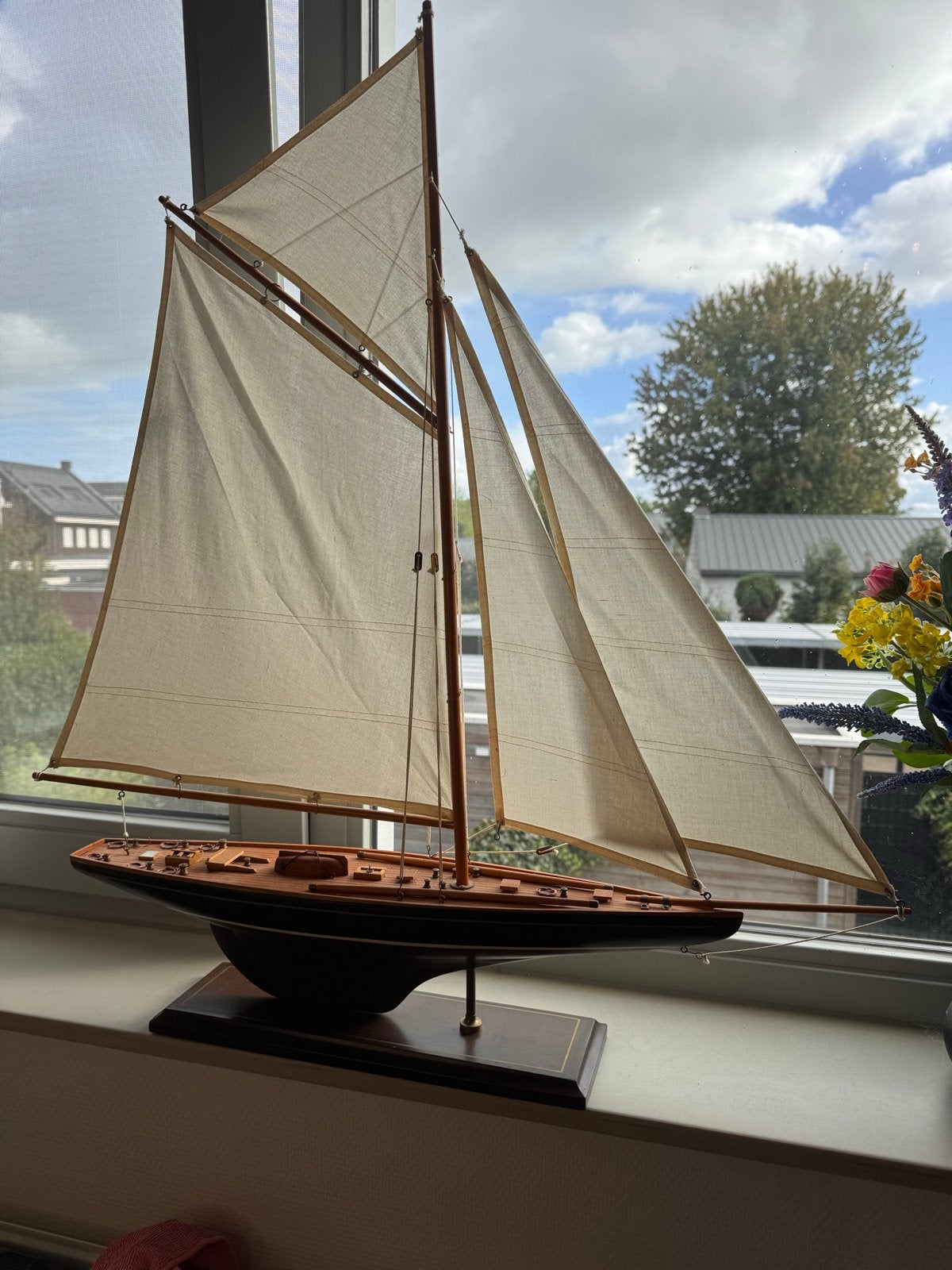 Prachtig gedetailleerd zeilbootmodel, Hobby en Vrije tijd, Modelbouw | Boten en Schepen, Ophalen of Verzenden, Zo goed als nieuw