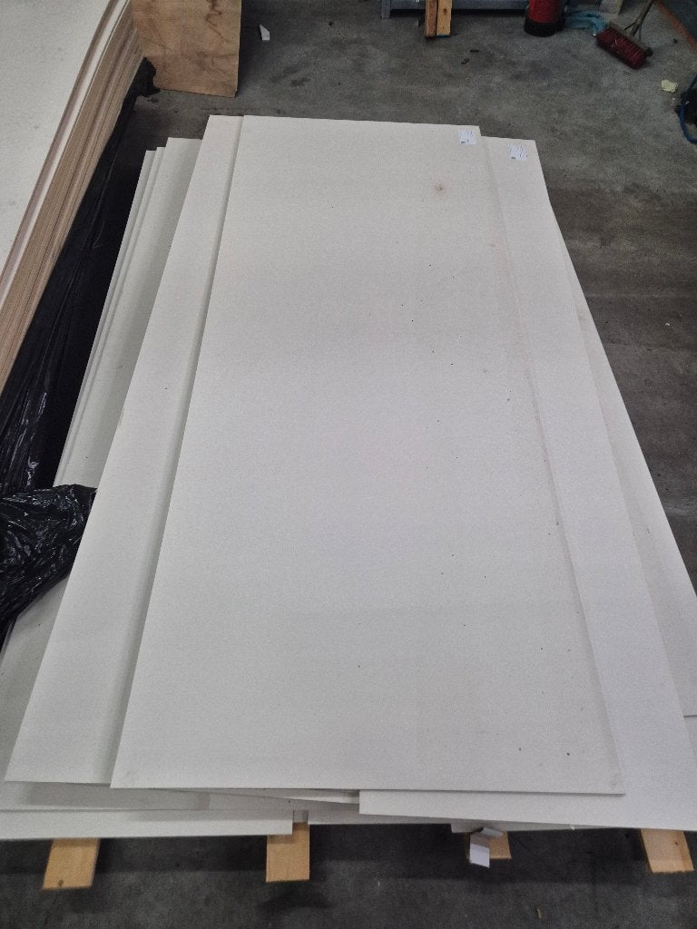 Partij V313 MDF 6mm met HPL toplaag ( 030 ), Doe-het-zelf en Verbouw, Platen en Panelen, Ophalen, HPL, Gebruikt, Minder dan 20 mm