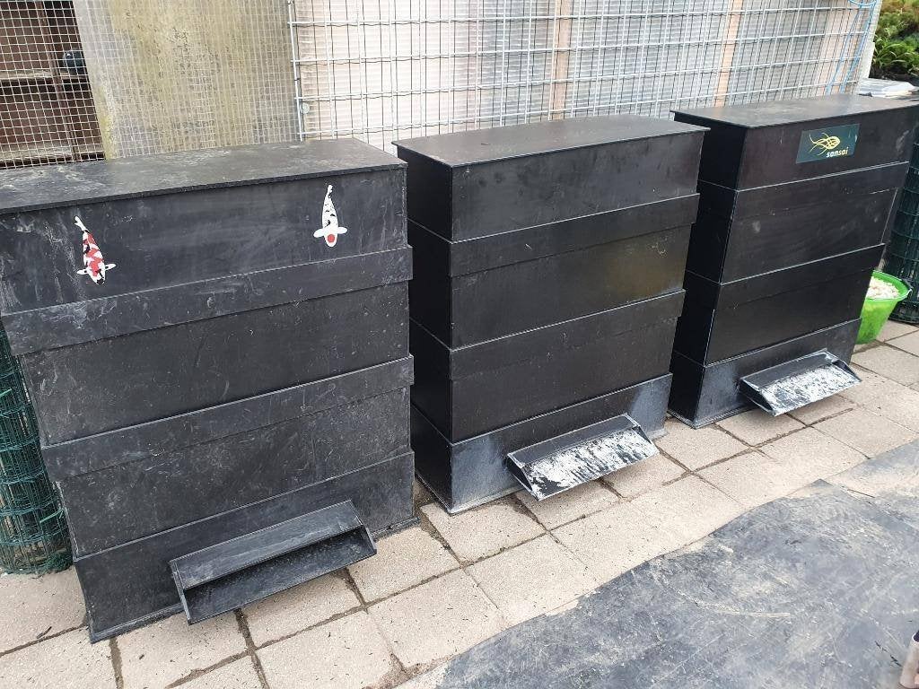 vijver 3 sansai red label trickle filters, Tuin en Terras, Vijver-toebehoren, Ophalen, Gebruikt, Vijverfilter