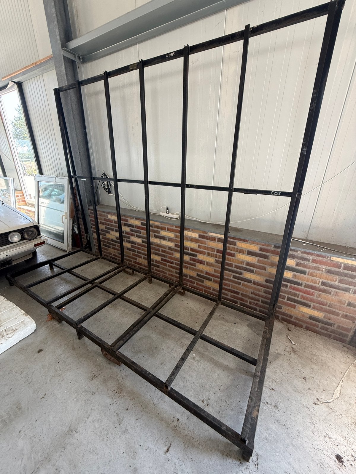 Glasbok - staal materiaal met rubber - goede staat!, Doe-het-zelf en Verbouw, Glas en Ramen, Ophalen, Gebruikt, Overige typen
