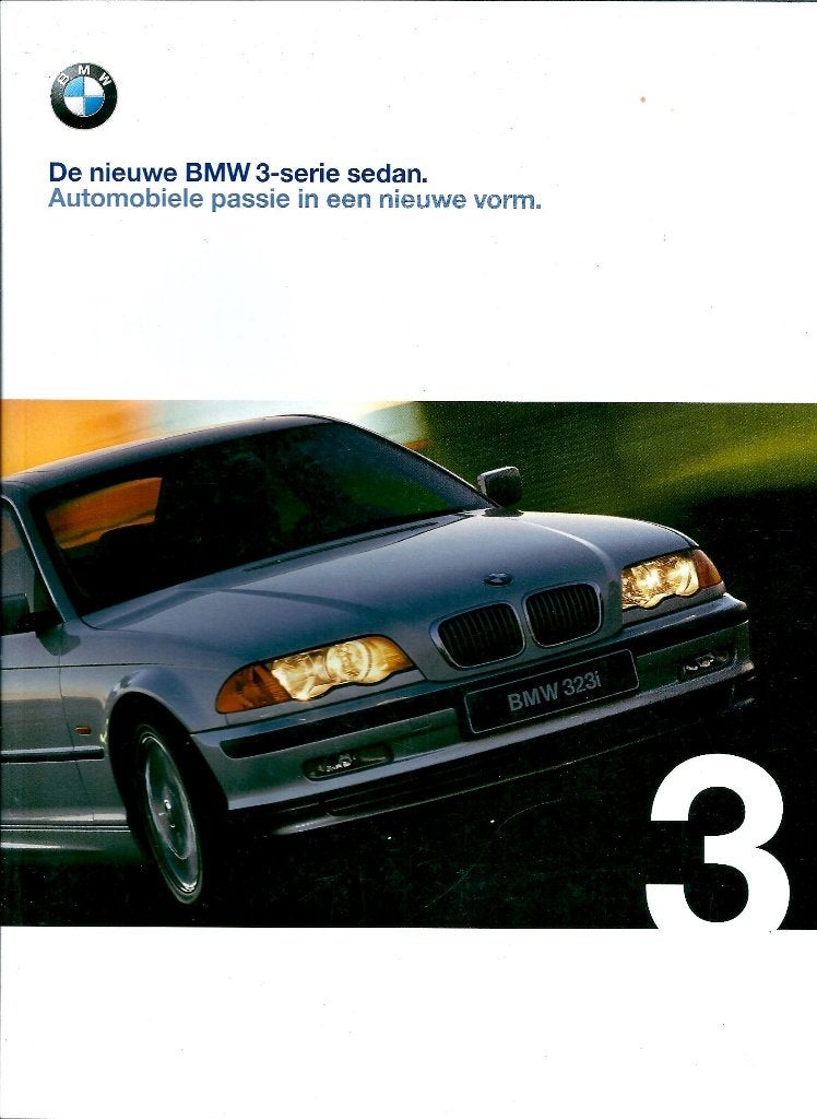 Brochure BMW 3 serie Sedan 1998, Ophalen of Verzenden, Gelezen, BMW