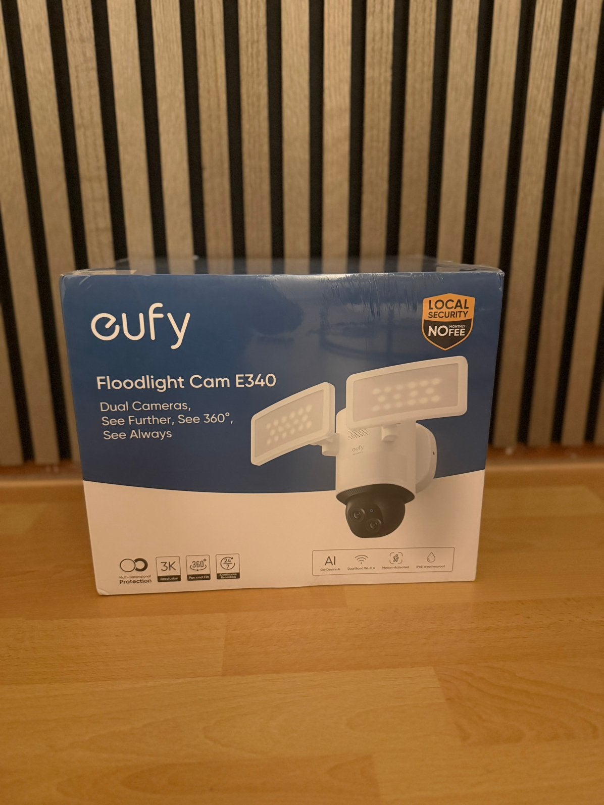 Eufy floodlight cam e340 nieuw in seal, Audio, Tv en Foto, Videobewaking, Ophalen of Verzenden, Nieuw