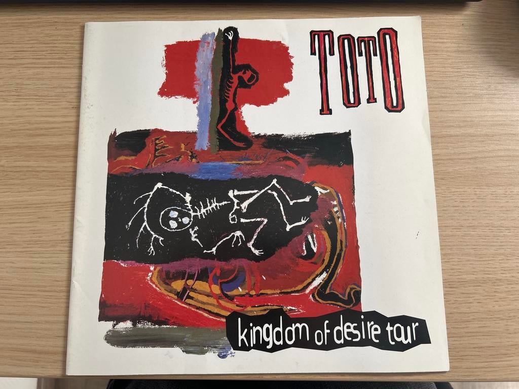 Toto - Kingdom of Desire tour book 1992, Ophalen of Verzenden, Gebruikt, Boek, Tijdschrift of Artikel