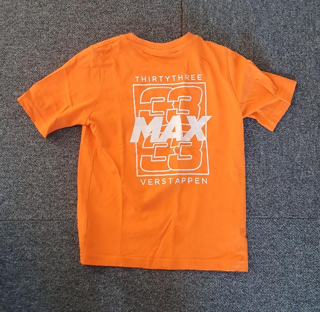 Max verstappen f1 kinderen shirt, Kinderen en Baby's, Ophalen of Verzenden, Zo goed als nieuw, Jongen of Meisje, Shirt of Longsleeve