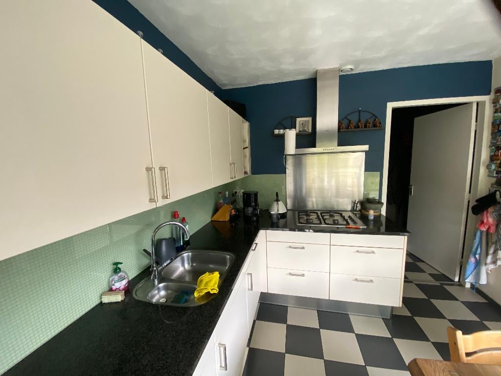 Gebruikte keuken, Huis en Inrichting, Keuken | Complete keukens, Ophalen, Gebruikt, Hoekkeuken, Graniet of Steen