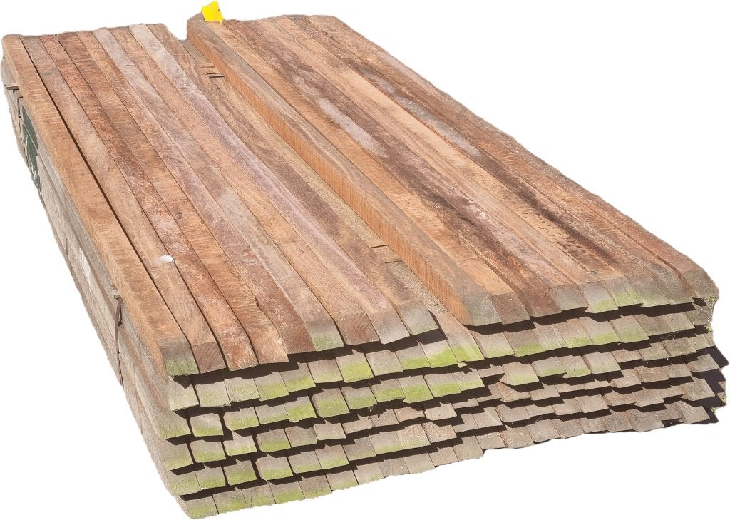 Hardhouten palen 5x5 / 6x6 / 7x7 / 8x8, Ophalen, Palen, Nieuw, Hardhout