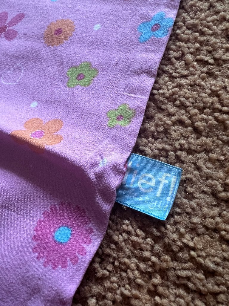 LIEF dekbedovertrek peuter ledikant bloem roze 125 L 92 BR, Meisje, Ledikant, Ophalen of Verzenden, Zo goed als nieuw