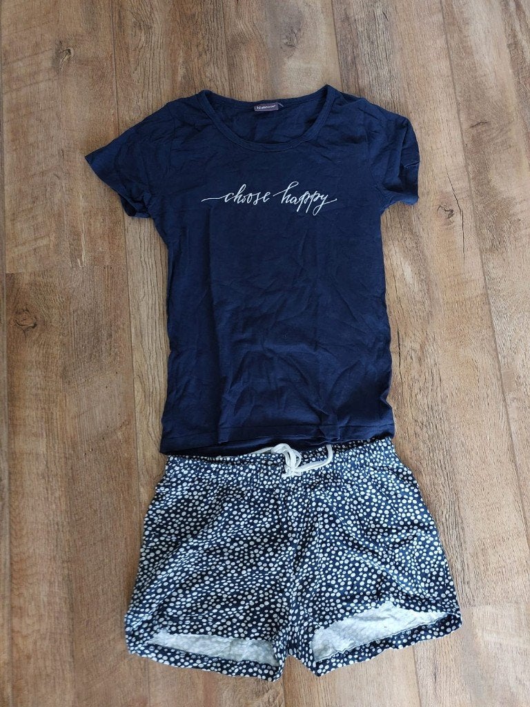 Mooie korte pijama set maat S, Ophalen of Verzenden, Zo goed als nieuw, Maat 36 (S)