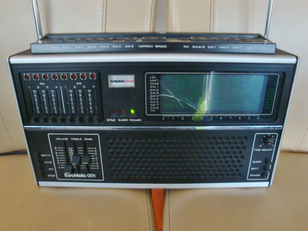 Vintage 1977 radio Salut Euromatic 001 wereldontvanger, Ophalen of Verzenden
