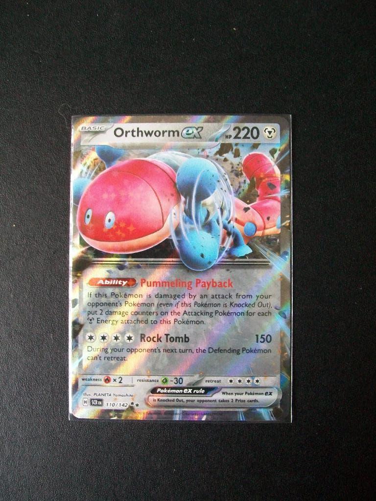 1890: Nieuwe Pokemon Kaart ORTHWORM EX HP220 (110/142), Verzenden, Nieuw, Losse kaart, Foil