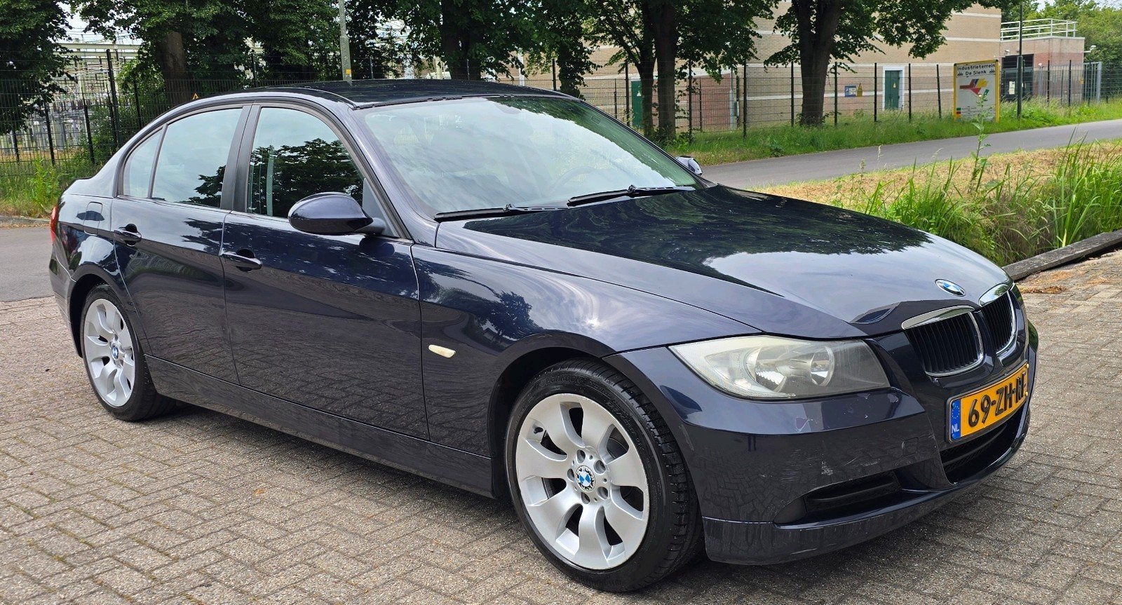 BMW 3-Serie 2.0 I 318 2008 Blauw 318i e90, Auto's, Euro 5, Zwart, Blauw, Origineel Nederlands