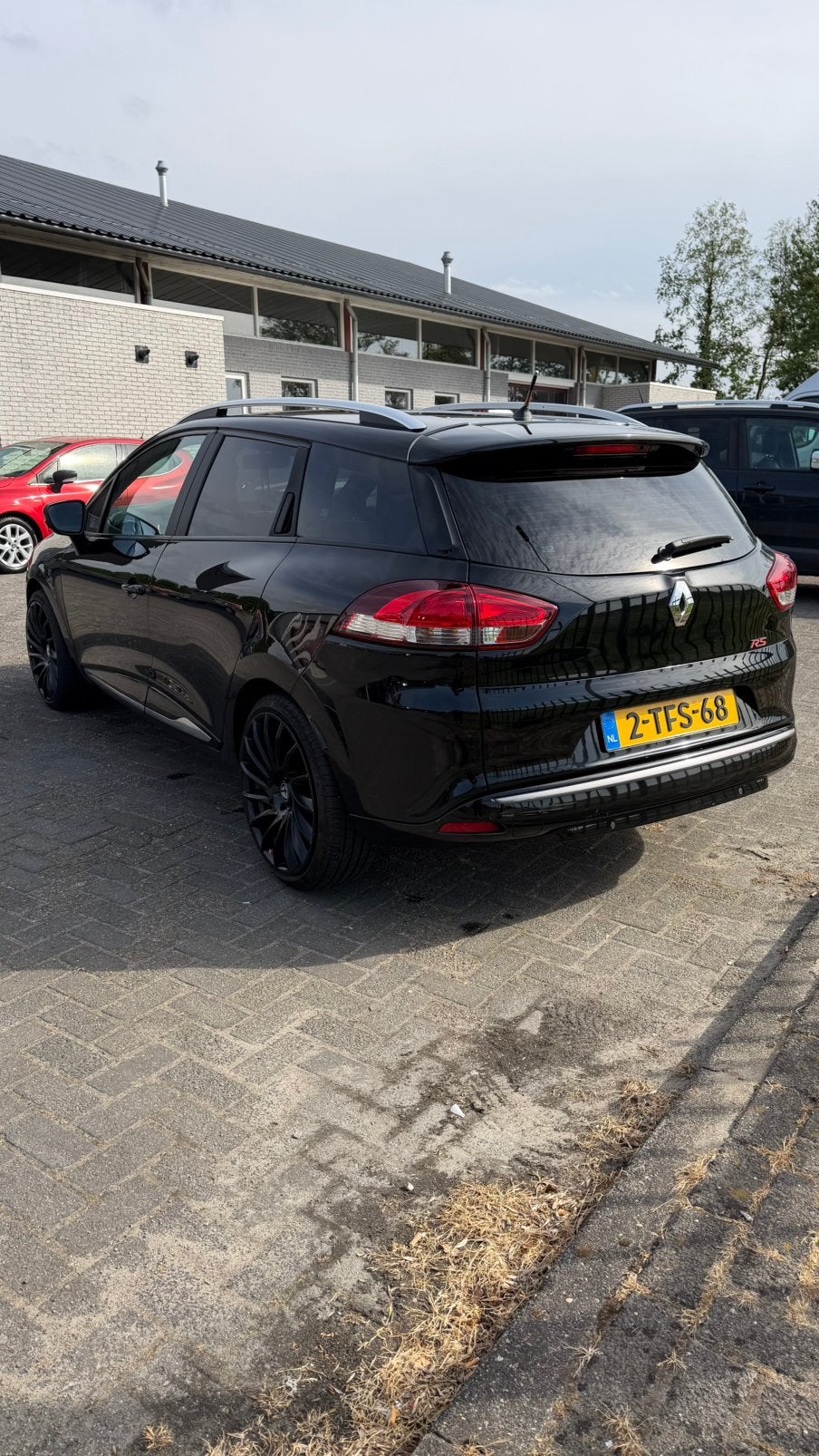 Renault Clio 1.5 DCI 66KW Estate 2014 Zwart, Auto's, Voorwielaandrijving, Zwart, 4 cilinders, Zwart
