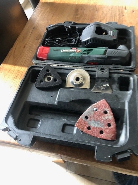 multitool gereedschap, Ophalen of Verzenden, Zo goed als nieuw, Gereedschapsset, Parkside