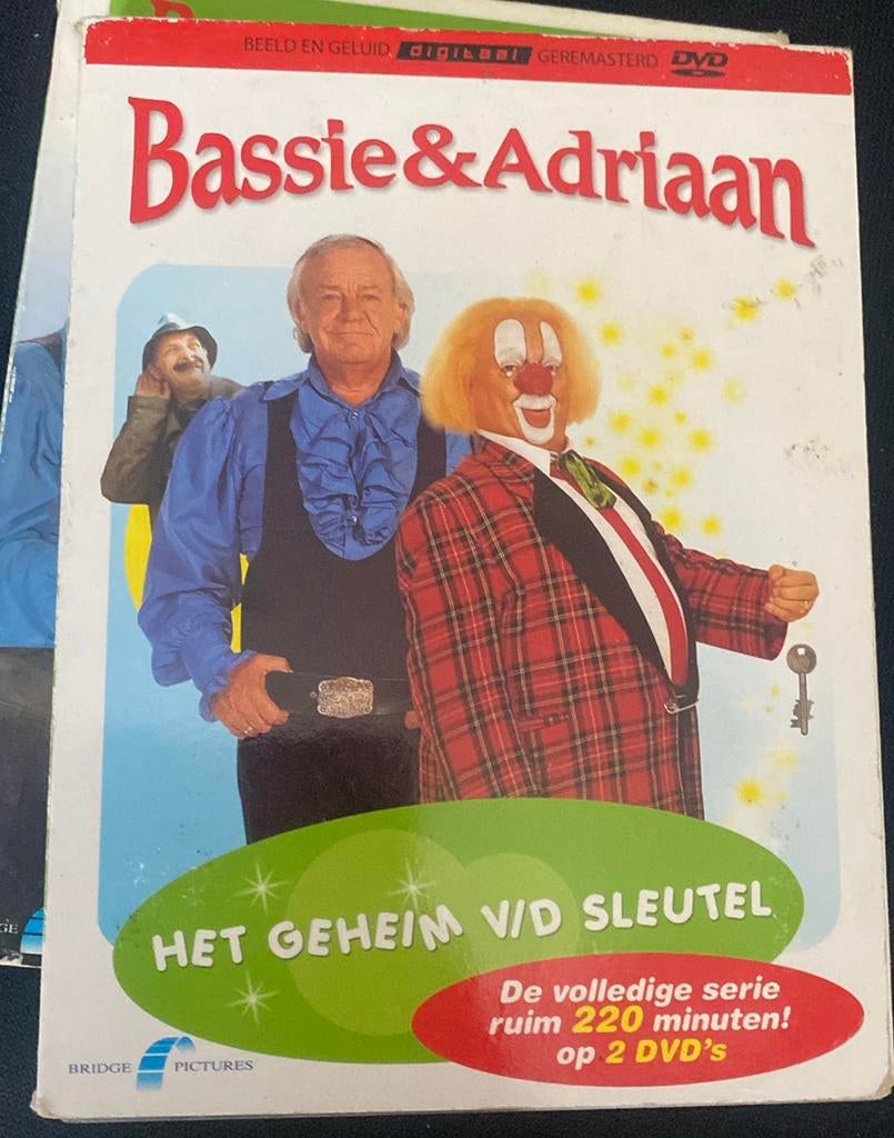 Bassie en Adriaan dvd het geheim van de sleutel, Alle leeftijden, Ophalen of Verzenden, Zo goed als nieuw