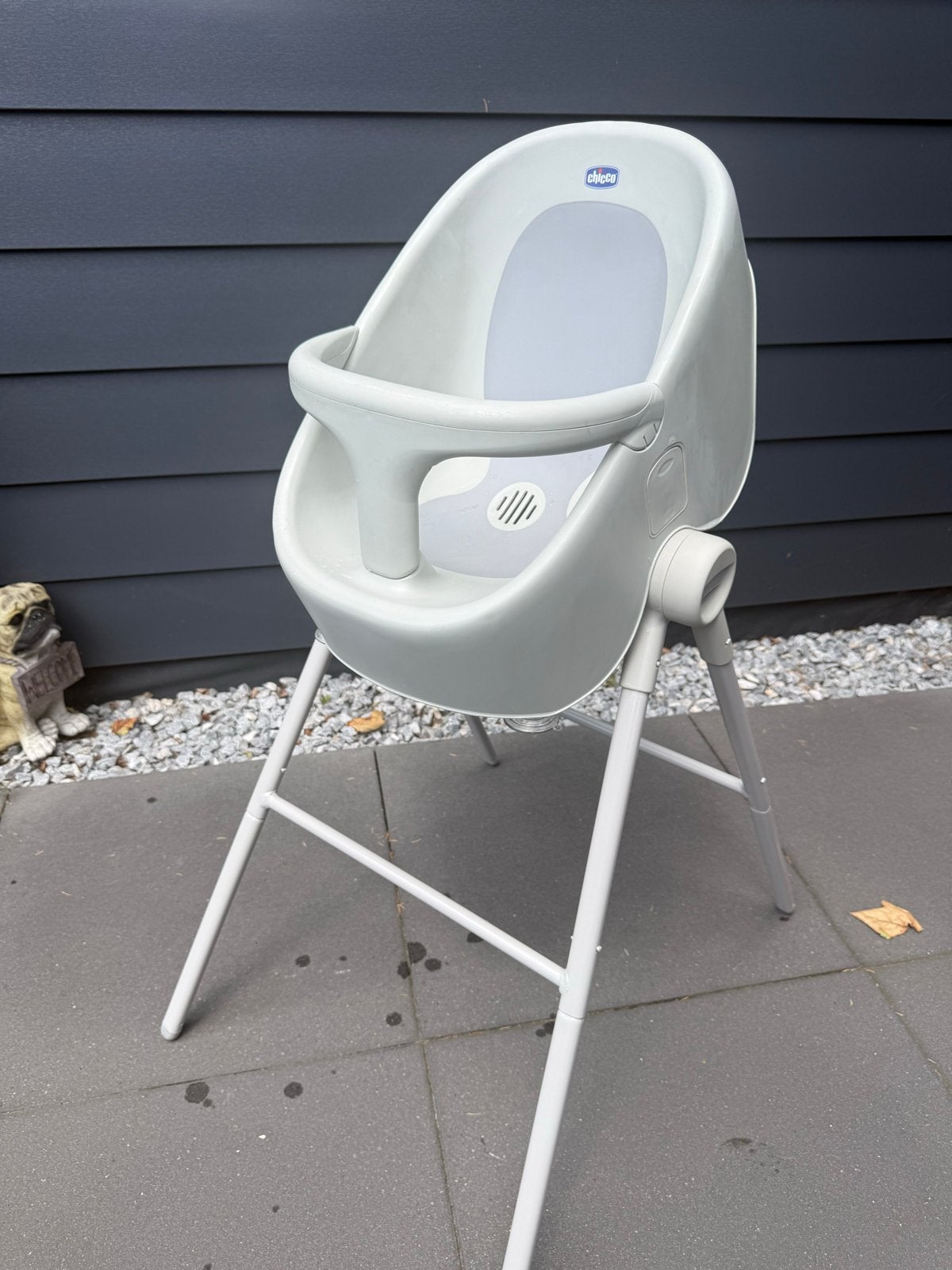 Chicco Cuddle & Bubble douchestoel/badje met standaard, Zo goed als nieuw, Badje, Standaard, Ophalen
