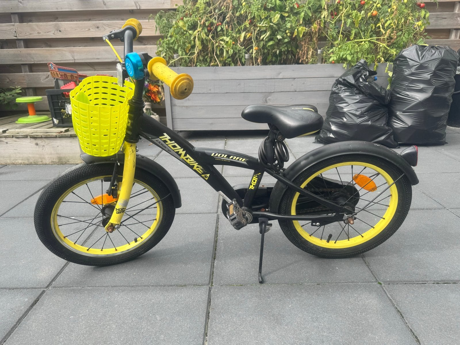 Thom Bike A kinderfiets - Gebruikt, goede staat, Ophalen, Gebruikt, Terugtraprem, 16 tot 20 inch