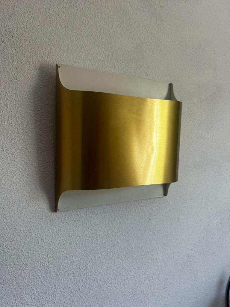 Staff leuchten vintage design lamp goud brass, Huis en Inrichting, Ophalen of Verzenden, Gebruikt, Metaal