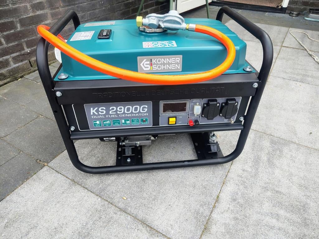 Nieuwe Multi-fuel Generator KS 2900G - Benzine & Gas, Doe-het-zelf en Verbouw, Aggregaten, Ophalen, Nieuw, Minder dan 5 kVA, Overige typen