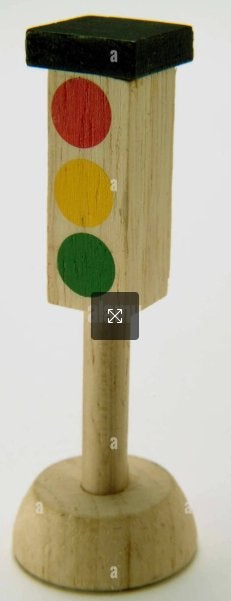 Houten stoplicht, Ophalen of Verzenden, Gebruikt