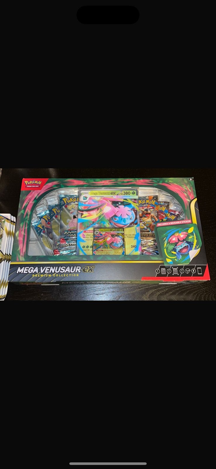 Pokemon mega venusaur premium collection, Ophalen of Verzenden, Zo goed als nieuw