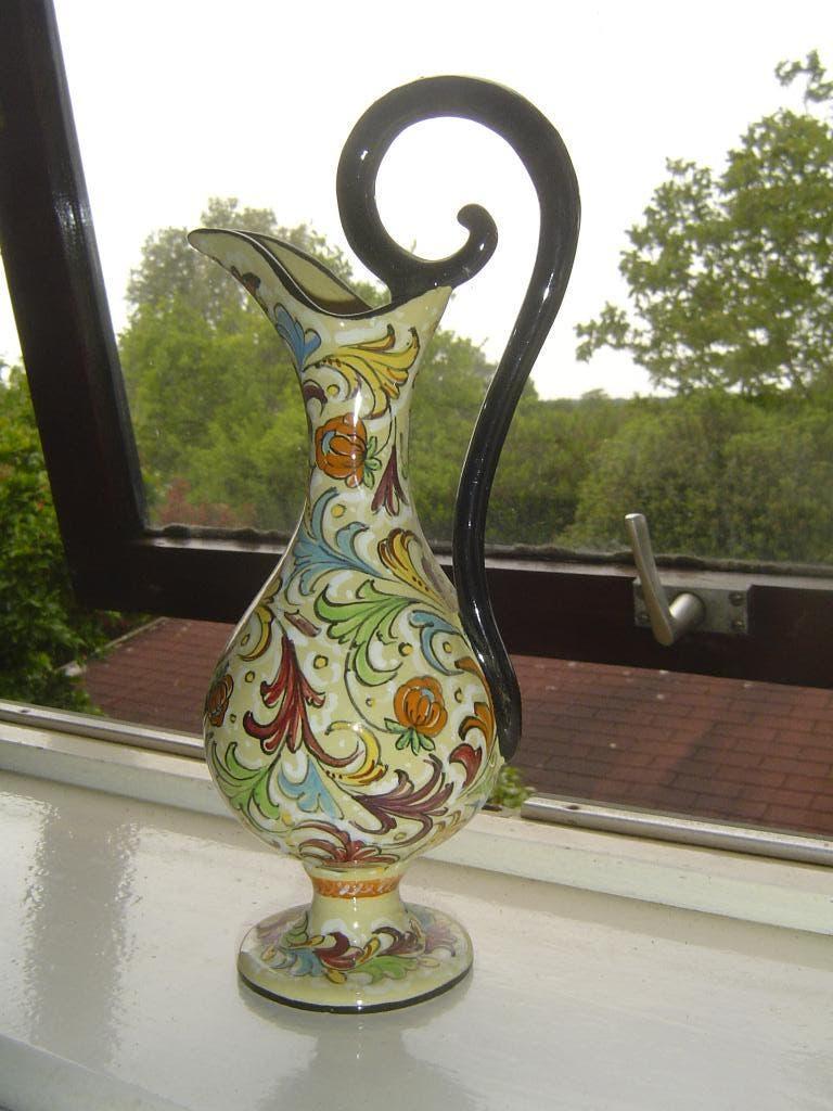 oude beschilderde kan, Antiek en Kunst, Ophalen of Verzenden