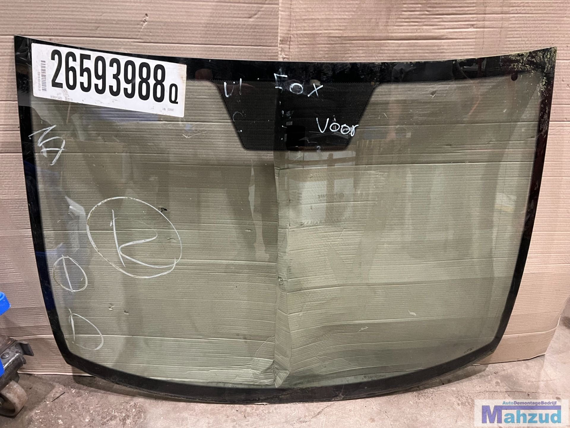 VW FOX voorraam voorruit 2003-2015, Auto-onderdelen, Gebruikt, Volkswagen, Volkswagen AG, Berliner Ring 2
38440  Wolfsburg, DE