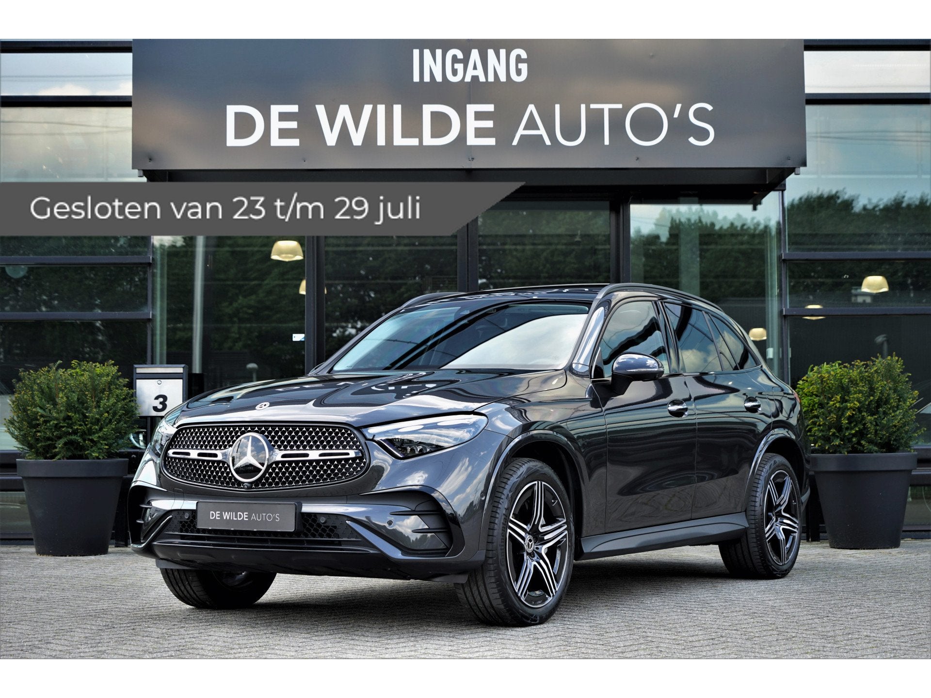 Mercedes-Benz GLC 400e 4MATIC AMG 381pk Pano Trekhaak Burmes, Auto's, Automaat, Gebruikt, Zwart, Origineel Nederlands