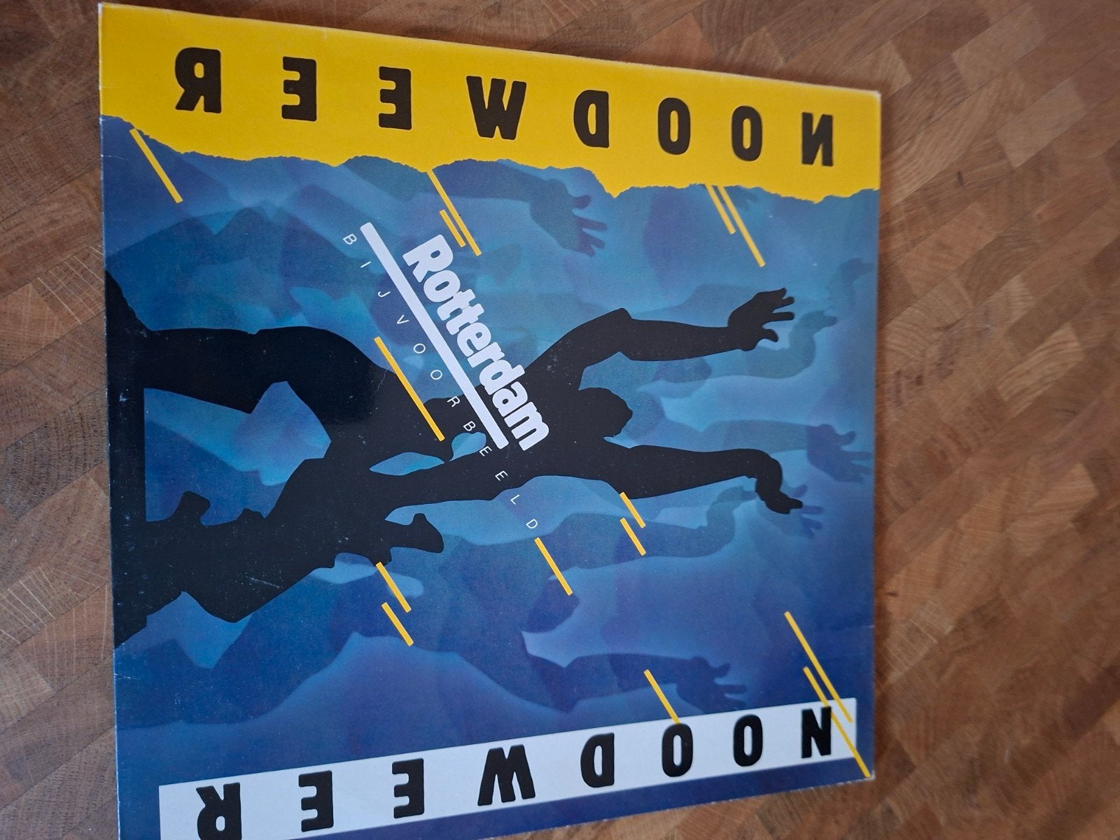 Lp NOODWEER Rotterdam, Ophalen, Zo goed als nieuw, 12 inch, Levenslied of Smartlap