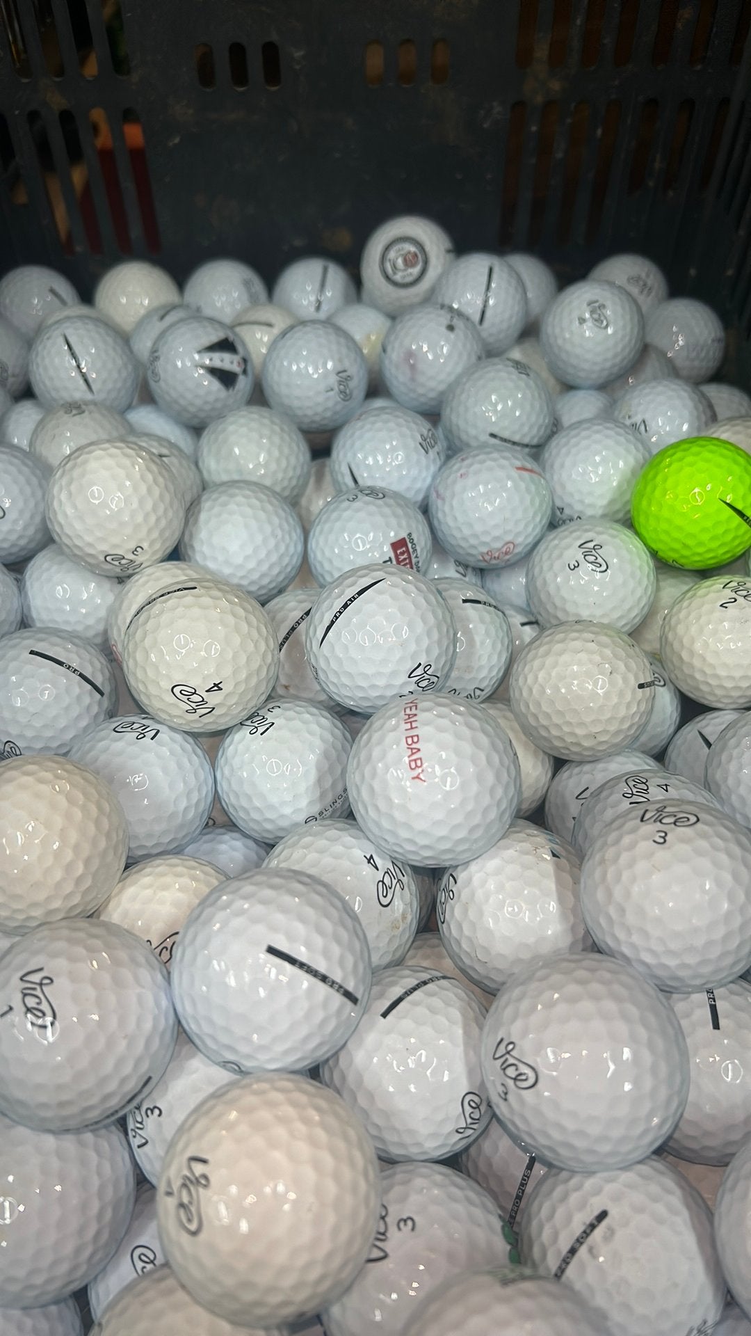 Vice pro golfballen 50 stuks AAAA kwaliteit, Sport en Fitness, Golf, Ophalen of Verzenden, Zo goed als nieuw, Bal(len)