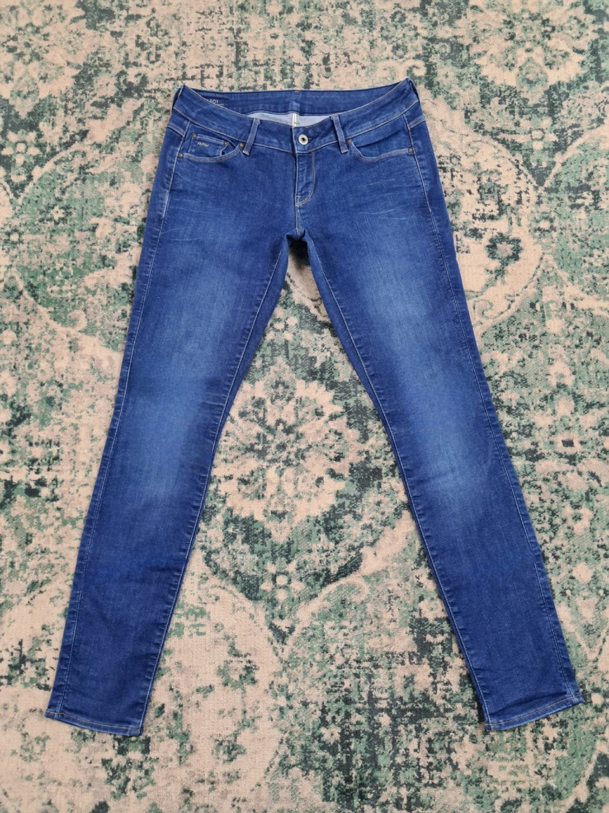 G-star 3301 low super skinny W29 L32 Tulsi2932 Low-rise, Blauw, Ophalen of Verzenden, W30 - W32 (confectie 38/40), G-STAR RAW