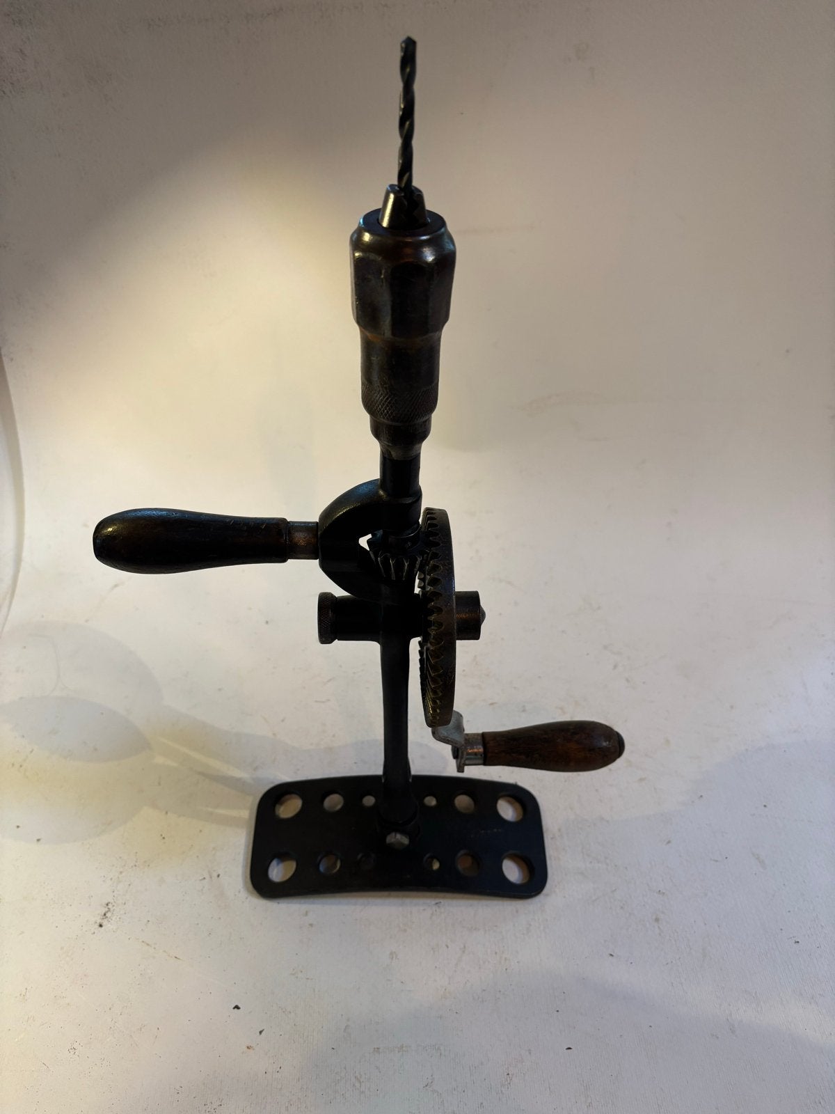 Vintage borstboor - Antiek handgereedschap, Ophalen of Verzenden
