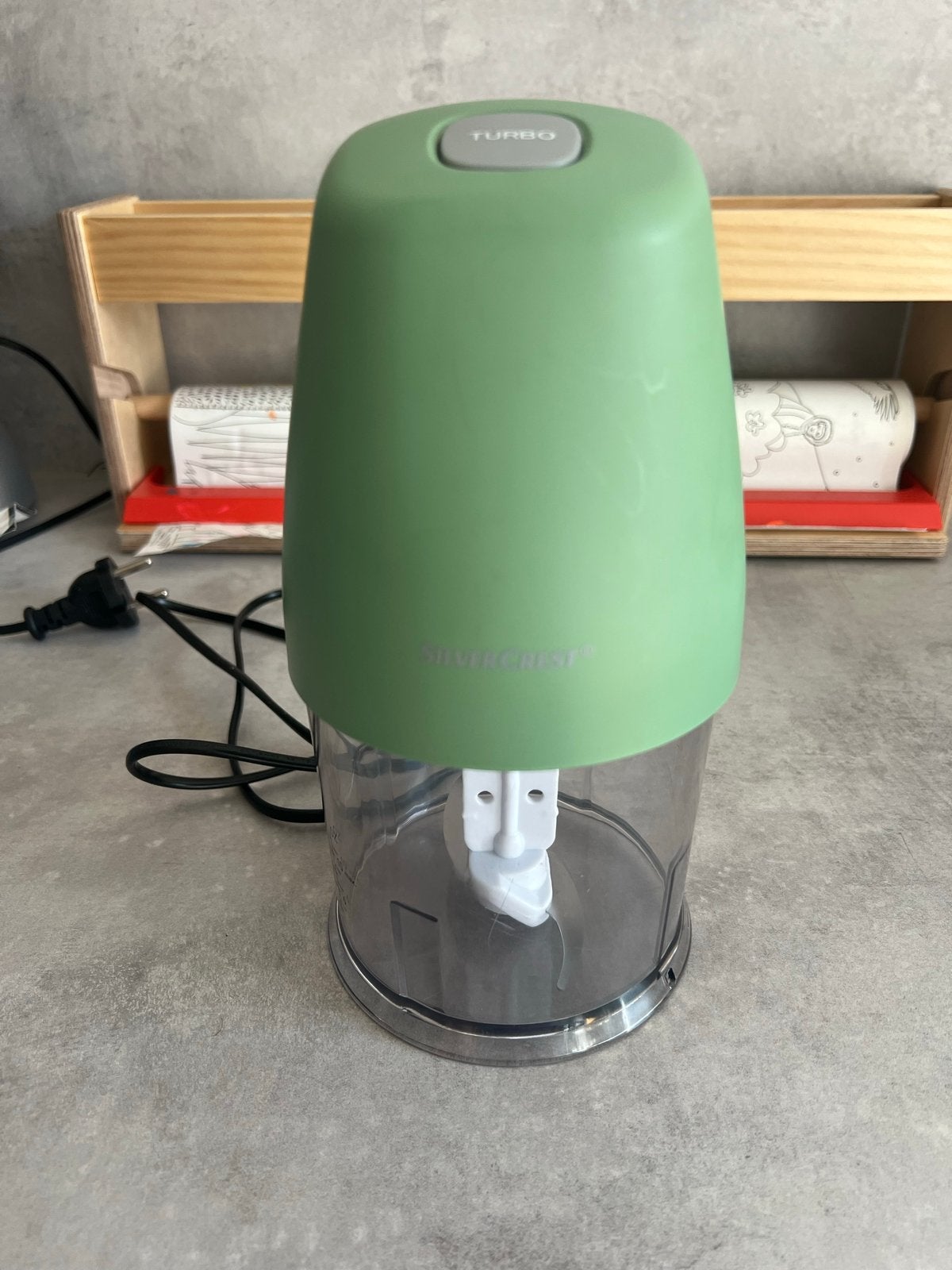 Silvercrest Minihakker - Groen, Minder dan 1 liter, Ophalen, Gebruikt, 1 snelheid