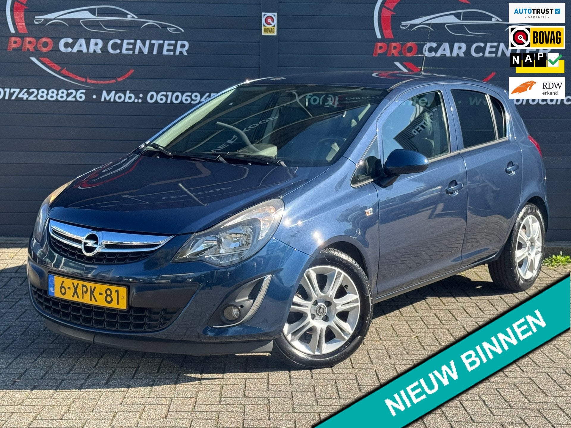 Opel Corsa 1.2-16V BlitZ Climate | Cruise | 1e Eigenaar | Pd, Auto's, Voorwielaandrijving, Gebruikt, 4 cilinders, Blauw