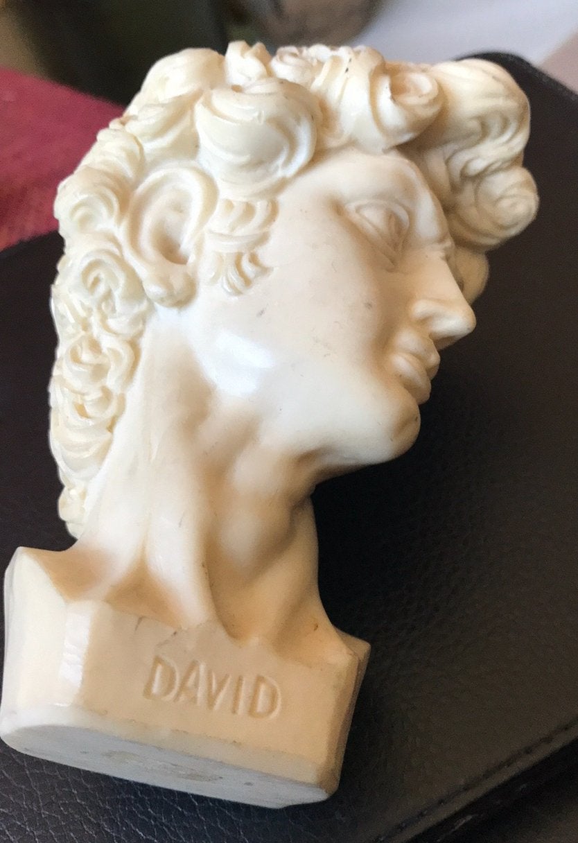 Mooi Beeldje van “ David” - Marmer?, Ophalen of Verzenden, Zo goed als nieuw