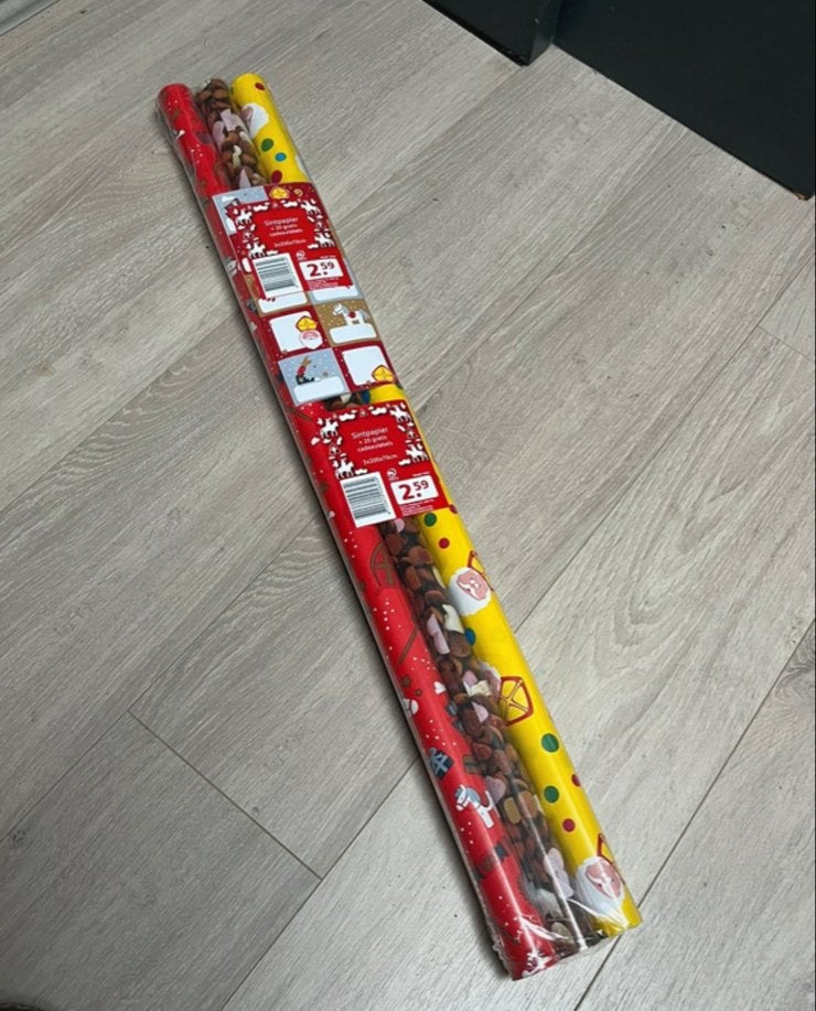 Sinterklaas inpakpapier, Diversen, Sinterklaas, Ophalen of Verzenden, Nieuw