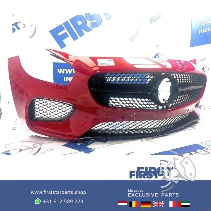 W190 AMG GT VOORBUMPER COMPLEET Mercedes GT GTC GTS AMG ORIG, Gebruikt, -, Voor, Ophalen of Verzenden