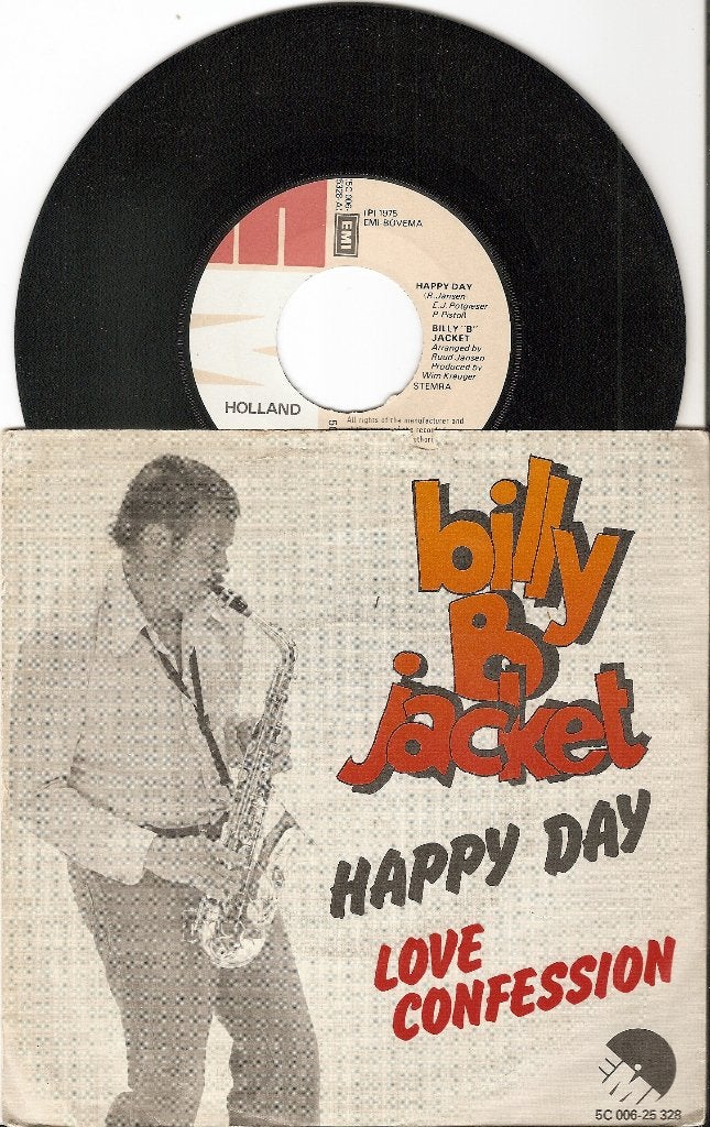 Billy B jacket - happy day, Ophalen of Verzenden, Gebruikt, 7 inch, Pop